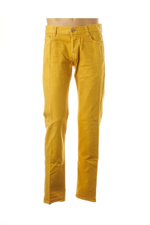 Jeans coupe slim homme Care Label jaune taille : W36 L34 58 FR (FR)