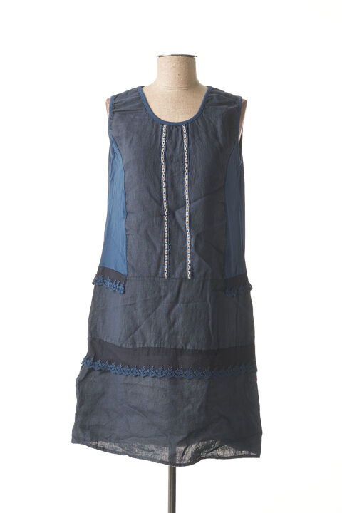 Robe mi-longue femme Made In Italy bleu taille : 34 3 FR (FR)