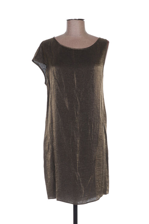 Robe courte femme Sisley vert taille : 36 8 FR (FR)