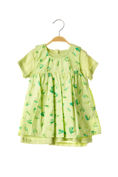 Robe mi-longue fille Kanz vert taille : 3 M 12 FR (FR)