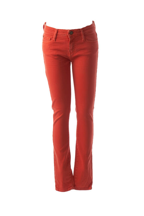 Jeans coupe slim femme Acquaverde orange taille : W24 L28 23 FR (FR)