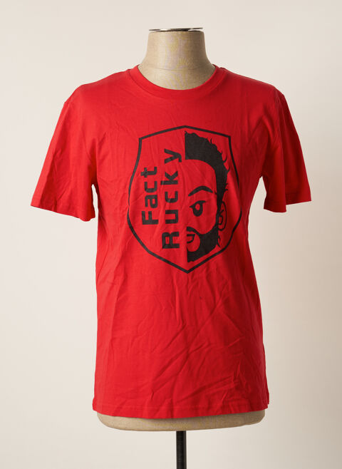 T-shirt homme Fact Rucky rouge taille : S 14 FR (FR)