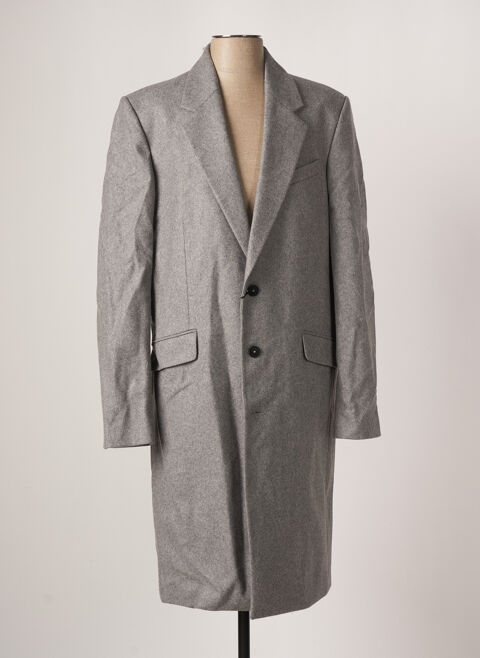 Manteau long homme Azzaro gris taille : XL 195 FR (FR)