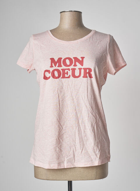 T-shirt femme Monsieur Tshirt rose taille : 40 12 FR (FR)