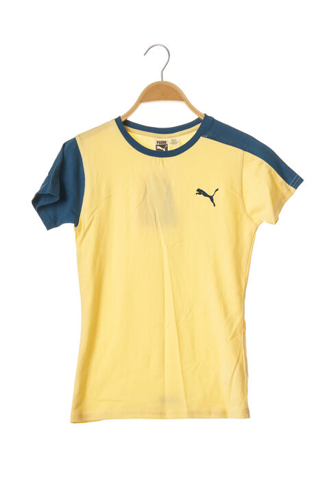 T-shirt femme Puma jaune taille : 34 12 FR (FR)