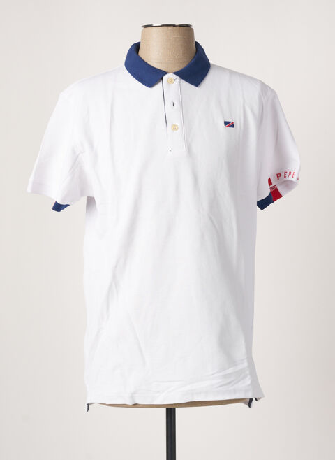 Polo homme Pepe Jeans blanc taille : M 29 FR (FR)