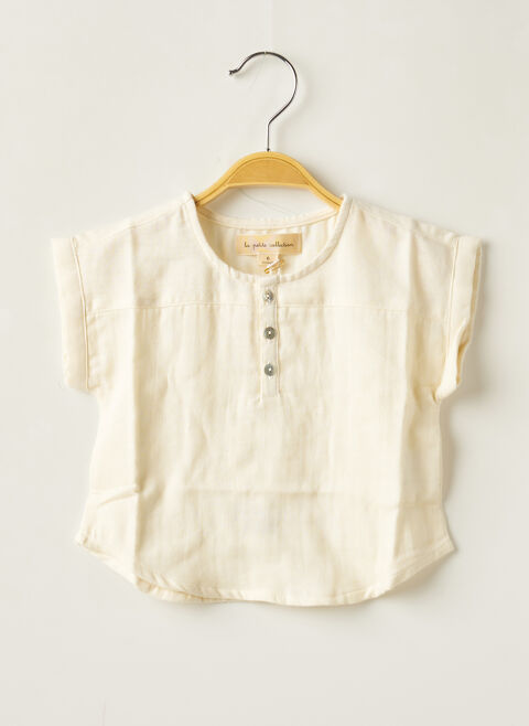T-shirt enfant La Petite Collection beige taille : 6 M 20 FR (FR)