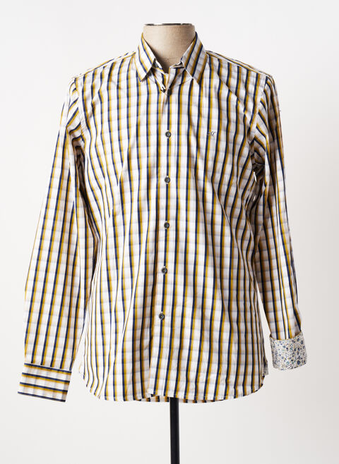Chemise manches longues homme Maddox jaune taille : M 20 FR (FR)