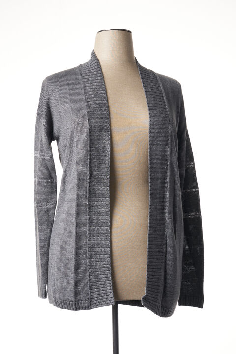 Gilet manches longues femme Ikks gris taille : 36 45 FR (FR)