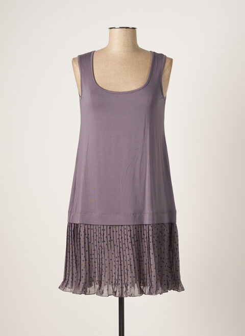 Robe courte femme Myrine Antwerp gris taille : 36 7 FR (FR)