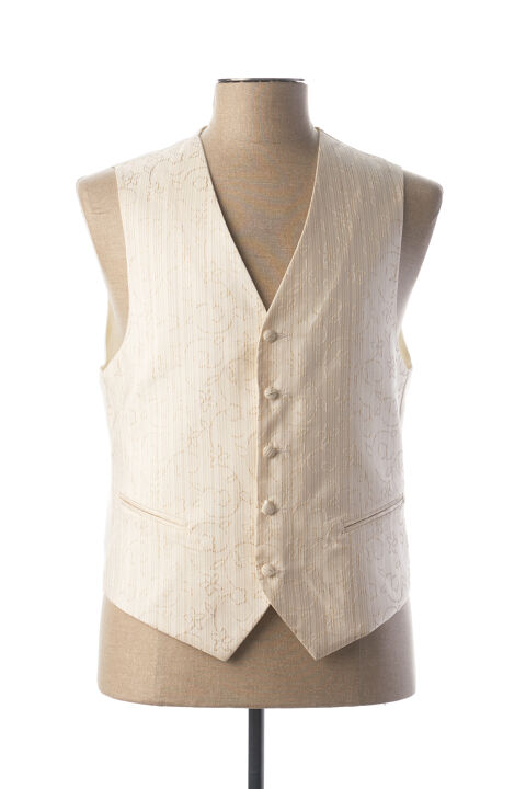 Gilet sans manche homme Jean De Sey beige taille : S 18 FR (FR)