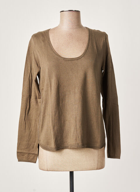 Pull femme Les Essentiels By Marie Sixtine vert taille : 38 22 FR (FR)