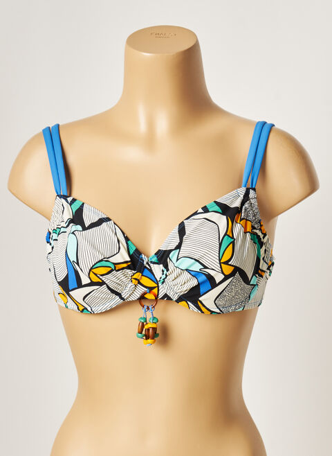Haut de maillot de bain femme Belcor bleu taille : 90D 11 FR (FR)