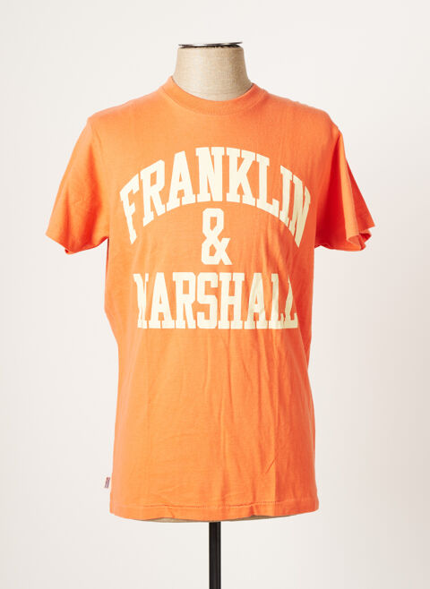 T-shirt homme Franklin Marshall orange taille : M 13 FR (FR)