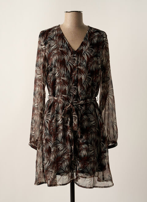 Robe mi-longue femme Only marron taille : 36 10 FR (FR)