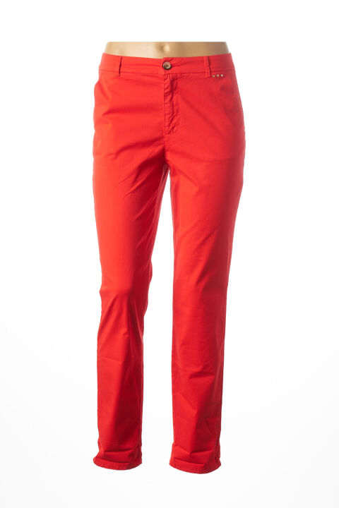 Pantalon droit femme Maison 123 orange taille : 36 15 FR (FR)