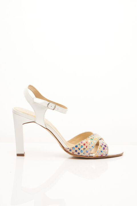 Sandales/Nu pieds femme France Mode blanc taille : 40 51 FR (FR)