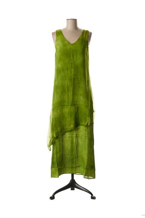 Robe longue femme Manu Reva vert taille : 36 13 FR (FR)