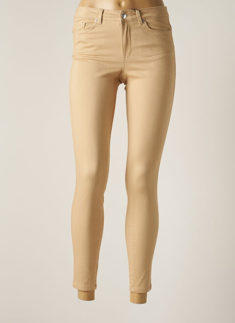 Pantalon slim femme Vero Moda beige taille : 34 22 FR (FR)