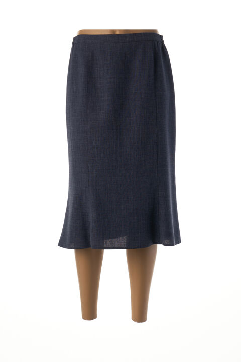 Jupe mi-longue femme Guy Dubouis bleu taille : 40 68 FR (FR)