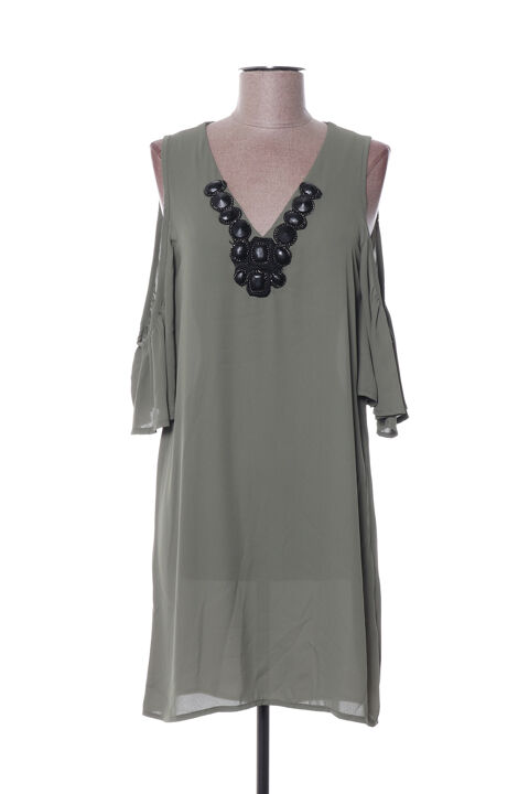 Robe mi-longue femme Poup�e De Soie vert taille : 36 9 FR (FR)