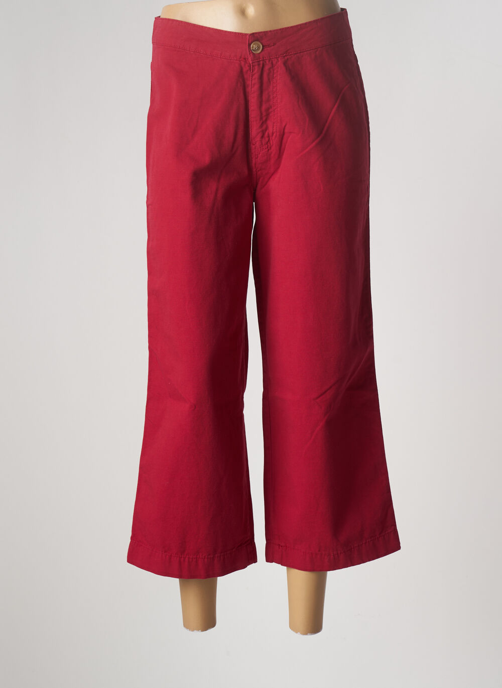 Pantalon 7/8 femme Indi &amp; Cold rouge taille : 38 Vtements