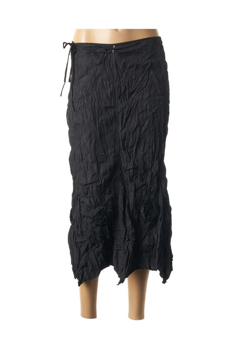 Jupe longue femme L33 noir taille : 48 4 FR (FR)