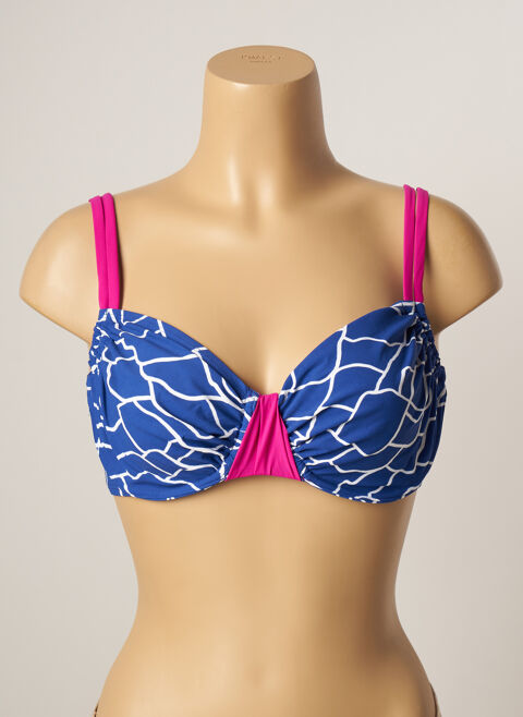 Haut de maillot de bain femme Belcor bleu taille : 90C 9 FR (FR)