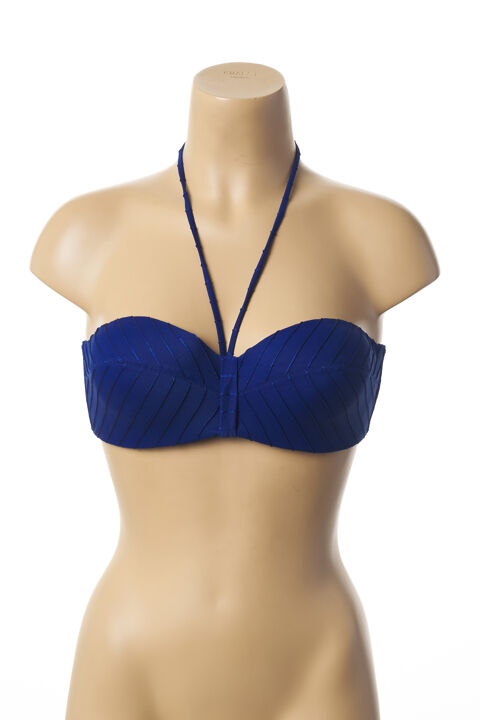 Haut de maillot de bain femme Lou bleu taille : 85B 60 FR (FR)