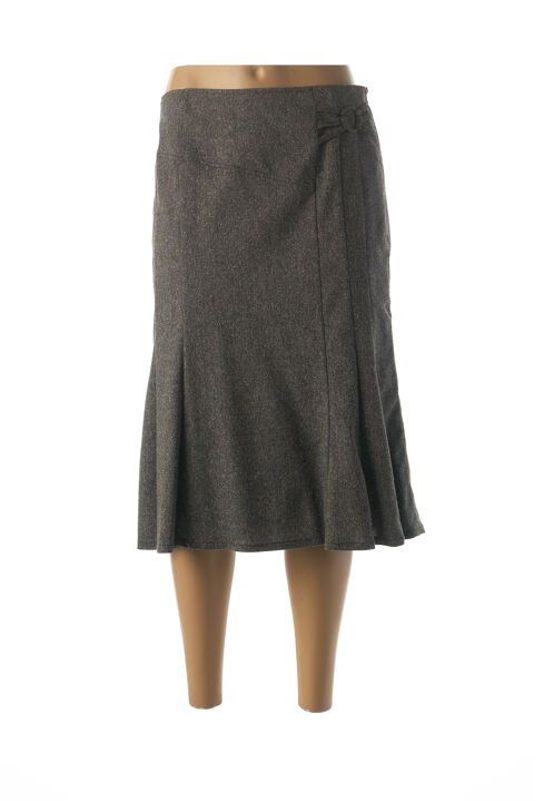 Jupe mi-longue femme Guy Dubouis gris taille : 42 87 FR (FR)