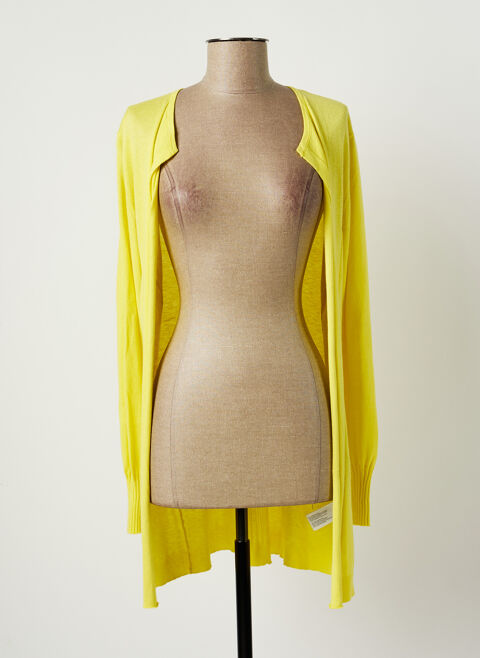 Gilet manches longues femme Sandwich jaune taille : 38 21 FR (FR)