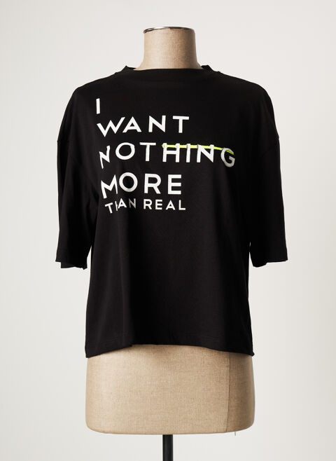 T-shirt femme Hidnander noir taille : 36 21 FR (FR)