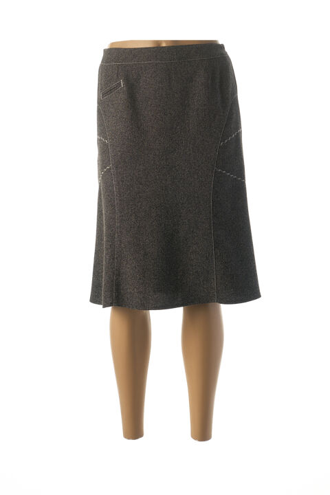Jupe mi-longue femme Guy Dubouis gris taille : 38 76 FR (FR)