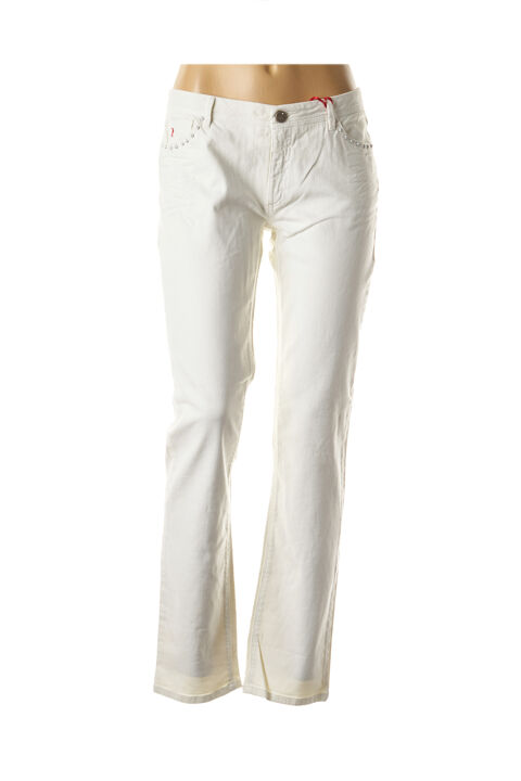 Jeans coupe slim femme I.Code (By Ikks) blanc taille : W25 27 FR (FR)