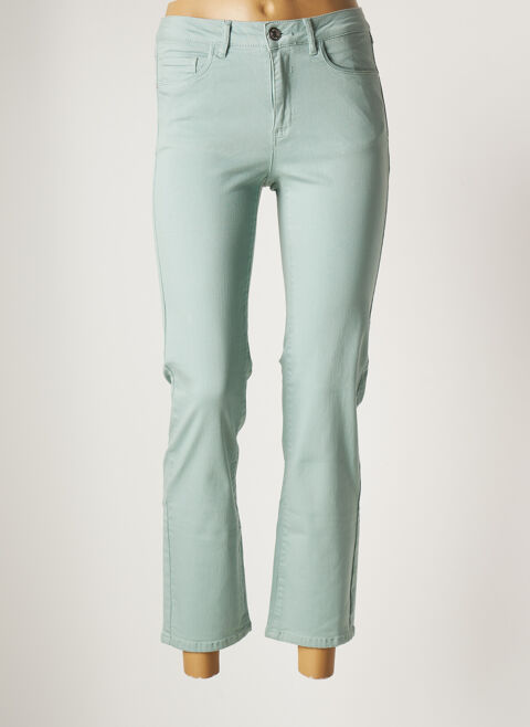 Pantalon droit femme Villa Bleue vert taille : W27 L26 17 FR (FR)