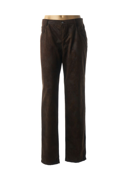 Pantalon droit femme Claude De Saivre marron taille : 48 16 FR (FR)