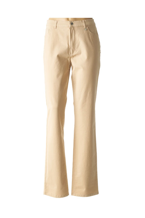 Pantalon droit femme Bruno Saint Hilaire beige taille : 44 24 FR (FR)