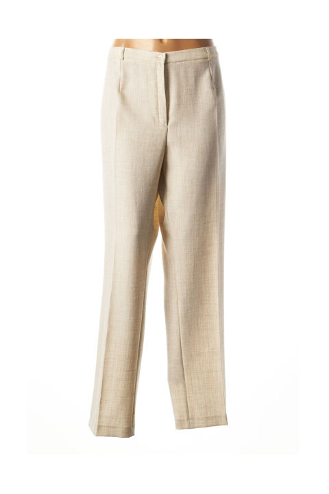 Pantalon droit femme Guy Dubouis beige taille : 50 87 FR (FR)