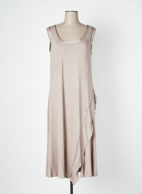 Robe longue femme Maloka marron taille : 38 25 FR (FR)