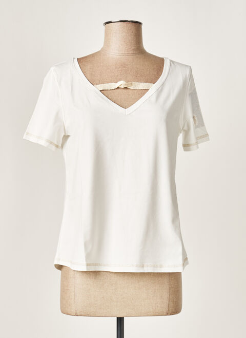 T-shirt femme Elisa Cavaletti beige taille : 42 76 FR (FR)