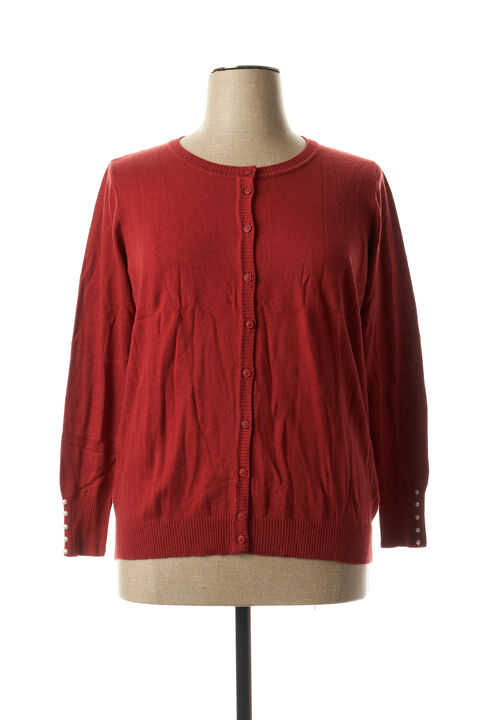 Gilet manches longues femme Adia marron taille : 36 8 FR (FR)