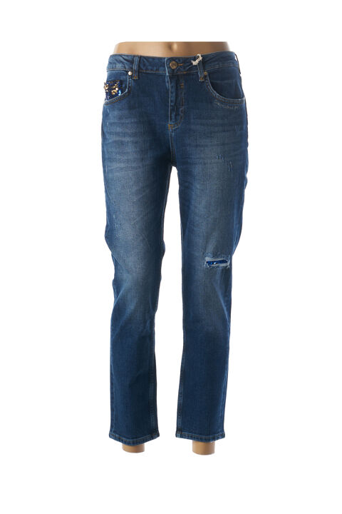 Jeans coupe droite femme Bsb bleu taille : W29 L26 21 FR (FR)
