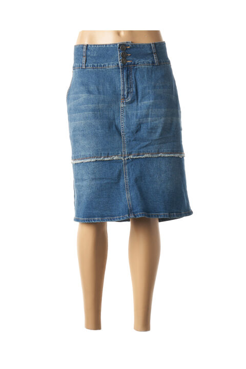 Jupe mi-longue femme Adia bleu taille : 62 15 FR (FR)