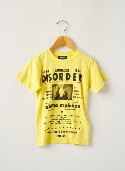 T-shirt garon Diesel jaune taille : 8 A 20 FR (FR)