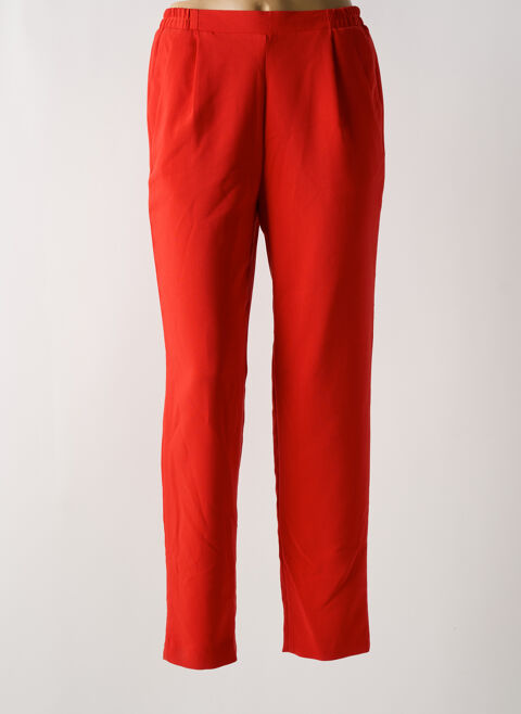 Pantalon droit femme Cowest orange taille : 36 26 FR (FR)