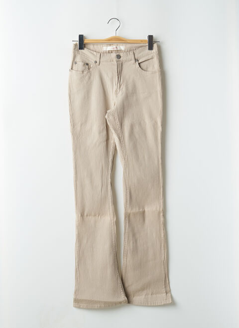 Pantalon flare femme School Rag beige taille : W32 13 FR (FR)