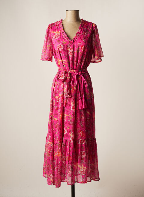 Robe longue femme Vero Moda rose taille : 36 23 FR (FR)