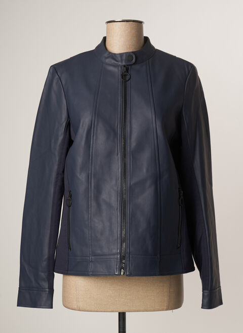 Veste simili cuir femme Cecil bleu taille : 34 30 FR (FR)