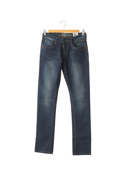 Jeans coupe droite femme Timezone bleu taille : W25 L32 17 FR (FR)