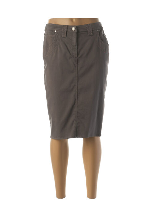 Jupe mi-longue femme Guy Dubouis gris taille : 40 68 FR (FR)
